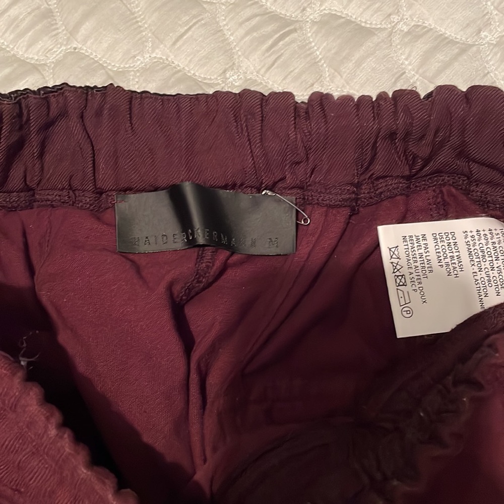 Haider Ackerman Red Patchwork Crop M - image 4